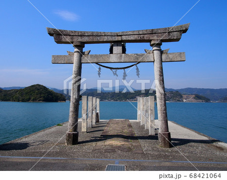 土佐の宮島　鳴無神社の参道　高知県須崎市 68421064
