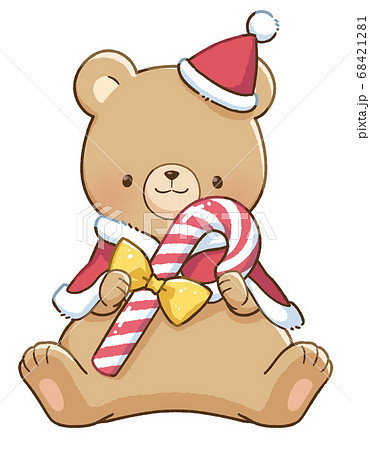 絵画。原画【クリスマスを迎えて可愛い熊ちゃん】 絵画。原画【クリスマスを迎えて可愛い熊ちゃん】 クマネコ日記