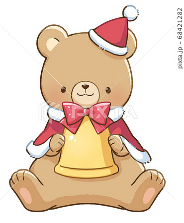 くまとクリスマス（ベル） 68421282