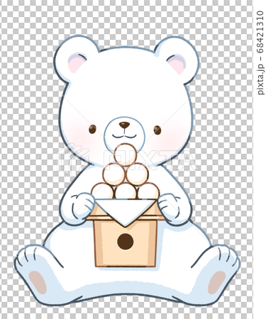 Polar bear and moon dumplings Polar bear and moon dumplings 68421310