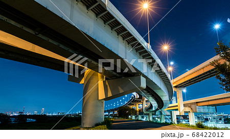 都市風景 江北ジャンクションの夜景 都市風景 江北ジャンクションの夜景 68422012