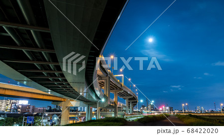 都市風景 江北ジャンクションの夜景 都市風景 江北ジャンクションの夜景 68422020