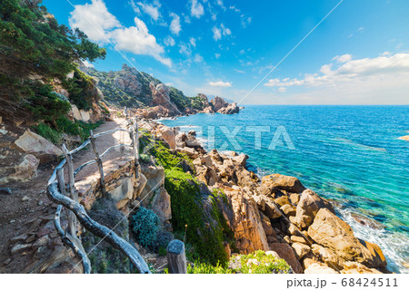 walk path in Costa Paradiso 68424511