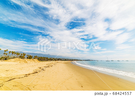 Golden shore in Santa Barbara 68424557