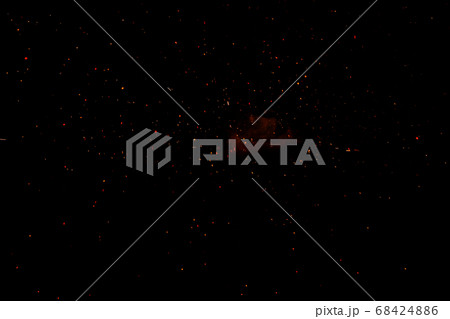 fire flames with sparks on a black background fire flames with sparks on a black background 68424886