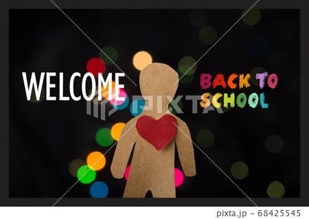 Back to School banner. Education and school Back to School banner. Education and school 68425545