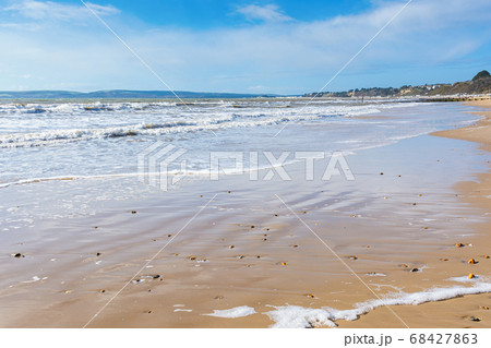 Bournemouth beach, sand and sea 68427863