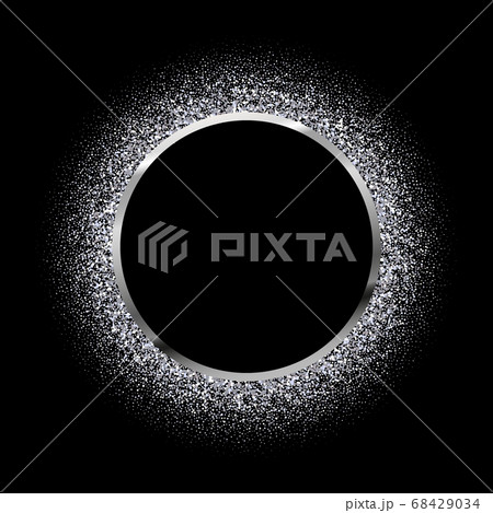 Silver glitter design background. Vector Illustration eps10 68429034