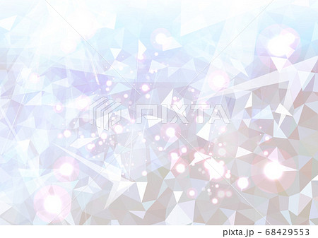 キラキラ輝くクリスタル風の抽象背景素材 キラキラ輝くクリスタル風の抽象背景素材 68429553