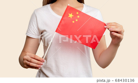 china flag communism society woman red symbol 68430136