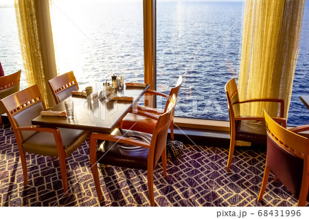 Dining Room Buffet aboard the luxury abstract Dining Room Buffet aboard the luxury abstract 68431996