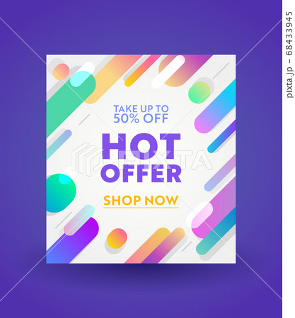 Promotion and Shopping Template for Hot Offer Promotion and Shopping Template for Hot Offer 68433945