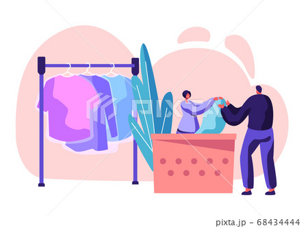 Female Character Professional Laundry Worker 68434444