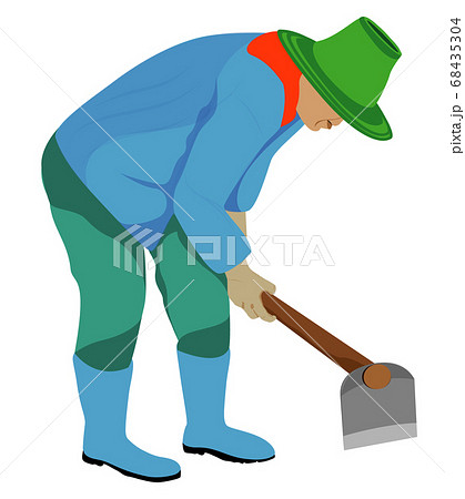 isolated agriculturist cartoon shape vector design isolated agriculturist cartoon shape vector design 68435304