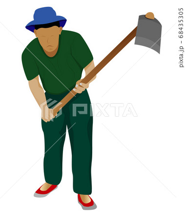 isolated agriculturist cartoon shape vector design isolated agriculturist cartoon shape vector design 68435305
