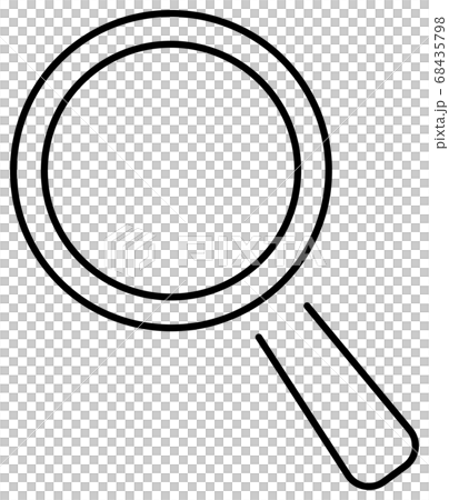 検索用虫眼鏡のベクターアイコン 68435798