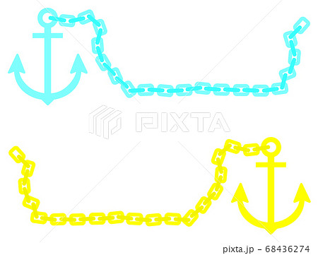 錨と鎖のイラスト 68436274