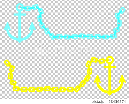 錨と鎖のイラスト 68436274