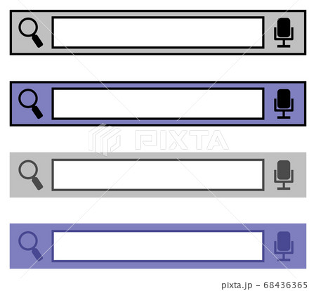 インターネットで入力する検索窓 68436365