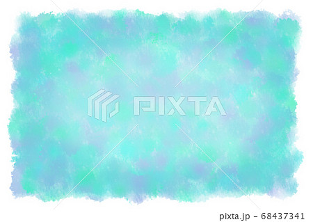 水色の水彩タッチの背景 68437341