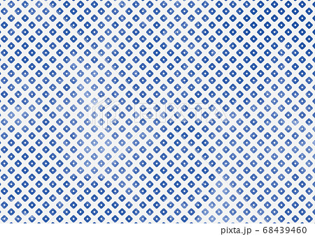 鹿の子絞り 和紙素材 青色 68439460