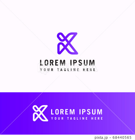 K letter. K monogram.Modern initial letter K logo 68440565