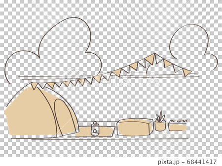 Illustration of bellamping 68441417
