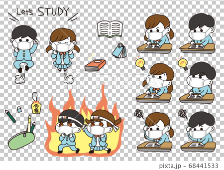 Student set with mask 68441533