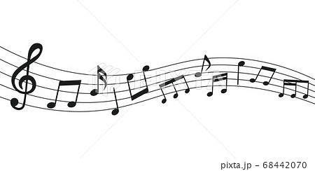 音楽の背景素材 68442070