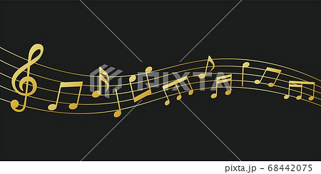 音楽の背景素材 68442075