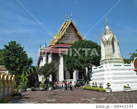 タイ王宮寺院 黄金の涅槃像でで知られるワットポー タイ王宮寺院 黄金の涅槃像でで知られるワットポー 68442145