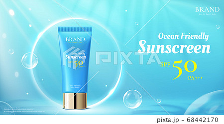 Beauty product ad template 68442170