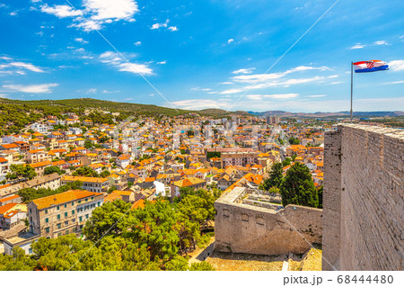 City skyline of Sibenik from St. Michael's City skyline of Sibenik from St. Michael's 68444480