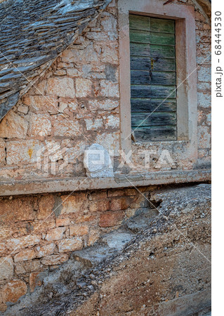 Old stone house in Primosten town. Old stone house in Primosten town. 68444530