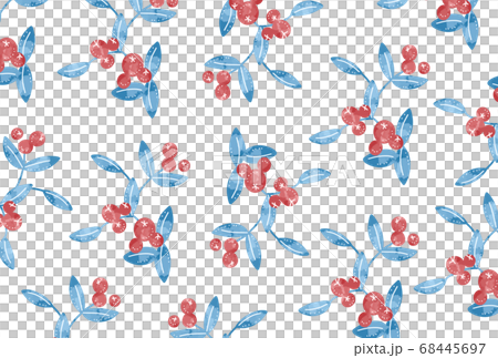 チェッカーベリーのパターンイラスト 68445697