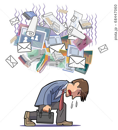 仕事量に対して落ち込む 68447060