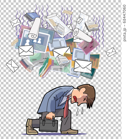 仕事量に対して落ち込む 68447060