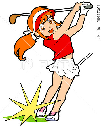 女子ゴルファー 68447061