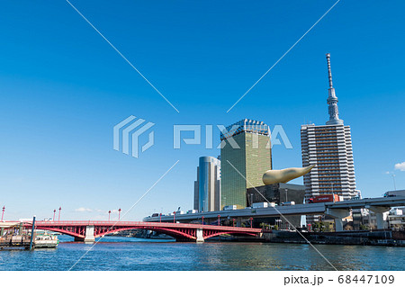 【東京スカイツリーと吾妻橋】 68447109