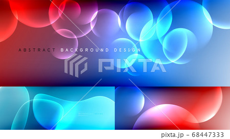 Minimalistic designs, creative concepts, vector geometric abstract background set 68447333