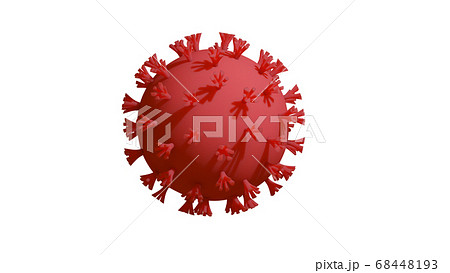 ウイルスのイメージグラフィック 背景透過 のイラスト素材