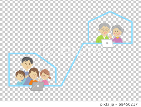 Illustration image of online homecoming 68450217