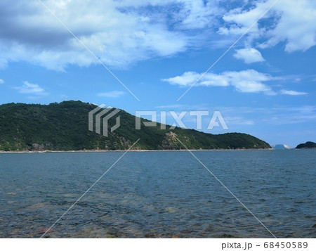 相生湾坪根から見る金ヶ崎(万葉岬) 播磨灘 相生湾坪根から見る金ヶ崎(万葉岬) 播磨灘 68450589