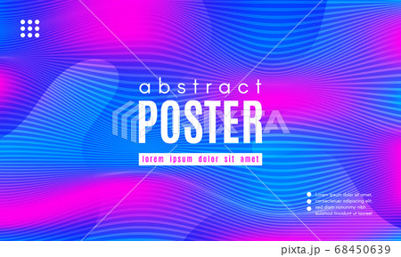 Wave Abstract Background with Color Fluid Shapes. 68450639