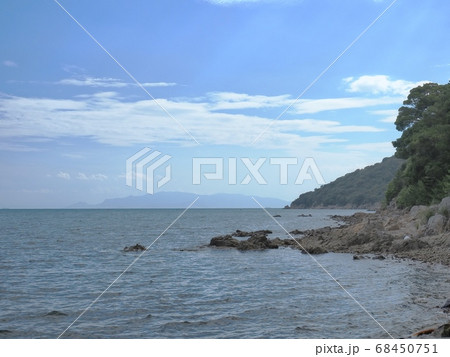 相生湾西端坪根から見る播磨灘 相生湾西端坪根から見る播磨灘 68450751