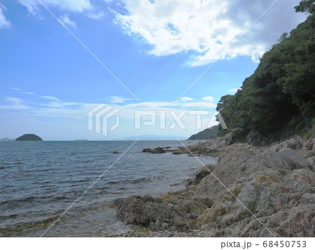 相生湾西端坪根から見る播磨灘 相生湾西端坪根から見る播磨灘 68450753
