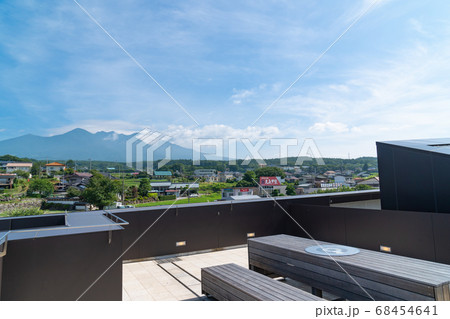 JR小淵沢駅の展望台から見た八ヶ岳 68454641