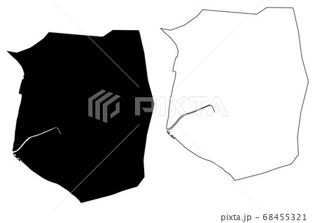 Roseau City (Commonwealth of Dominica, island) map Roseau City (Commonwealth of Dominica, island) map 68455321