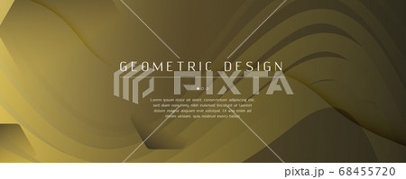 Abstract Vector Curve. Gold Geometric Movement. Abstract Vector Curve. Gold Geometric Movement. 68455720