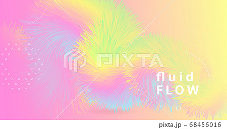 Abstract Color Liquid. Wave Template. Pastel  68456016